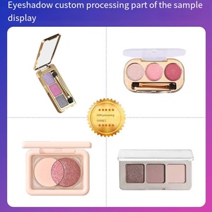 Commercio all'ingrosso Mini Palette di ombretti 3-colore satinato trasparente custodia di alta qualità rosa bianco Glitter ombretti per luce chiara chiara - Product Image 2