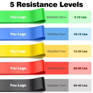 Entrenamiento en casa Gimnasio Fitness Bandas Resistencia <span class=keywords><strong>Loop</strong></span> Band Set Ejercicio Mini <span class=keywords><strong>Loop</strong></span> Bands para piernas y glúteos - Product Image 4