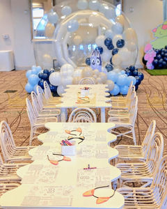 Silla Infantil de Ratán Moderna Hecha a Mano con Características de Seguridad, Ligera y Ecológica, Decoración para Eventos al Aire Libre para Fiestas de Cumpleaños - Product Image 4