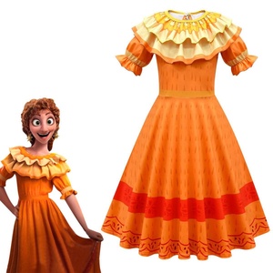 Costume da Principessa Isabella <span class=keywords><strong>Madrigal</strong></span> di Encanto per Bambini, Abito per Carnevale, Natale e Halloween 2026 - Product Image 3