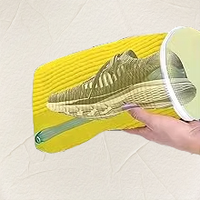 Sac à linge pliable pour baskets KZR avec logo personnalisé, anti-déformation, durable, sacs de protection pour le lavage en machine des chaussures