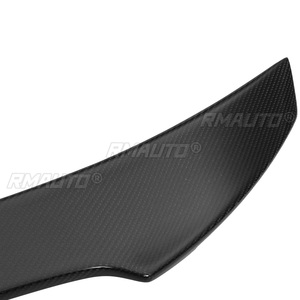 Alerón trasero de fibra de carbono/resina para Honda Civic X 10th Hatchback 2017-2019 DTO V Style Racing - Product Image 6