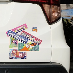 Autocollants de voiture personnalisés autocollants extérieurs de voiture modifiés masquant les éraflures décoration ne perd pas les autocollants de couleur - Product Image 2