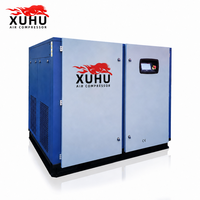 Compresseur d'air rotatif à vis stationnaire 160KW 200HP 380V-480V 28,5m³/min 1018CFM pour la production industrielle continue des grandes usines