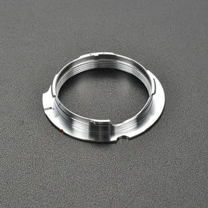 Adaptateur en cuivre pour <span class=keywords><strong>objectif</strong></span> <span class=keywords><strong>Leica</strong></span> M39 LTM 6 bits vers monture M L/M 50-75 35-135 28-90, service d'usinage CNC sur mesure, pièces en laiton - Product Image 2