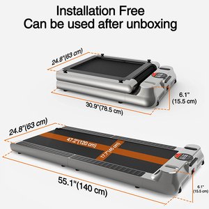 Équipement de <span class=keywords><strong>fitness</strong></span> à domicile portable pliant tapis de marche électrique sous le bureau tapis roulant exercice machine de course machines <span class=keywords><strong>cardio</strong></span> - Product Image 3