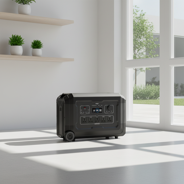 E-Nice Solar Energy Generator 3000w Outdoor Waterproof Charging Station Lifepo4 Portable Power Station