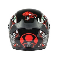 Casque de moto de haute qualité à double visière intégrale, casque de moto coloré pour hommes, casque de course, casque de moto CCC