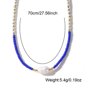 Go2boho thanh nhã Chuỗi Dài Đính cườm dây chuyền 2024 mới thủ công lướt đồ trang sức ngọc trai nước ngọt chuỗi cho phụ nữ Quà Tặng - Product Image 6