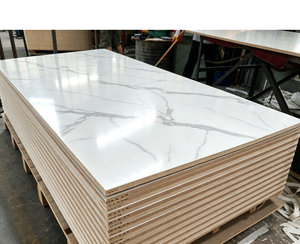 Panneau <span class=keywords><strong>de</strong></span> meuble <span class=keywords><strong>de</strong></span> <span class=keywords><strong>cuisine</strong></span> moderne en MDF/Contreplaqué/Panneau <span class=keywords><strong>de</strong></span> particules 18mm, finition brillante UV/PET, mélamine, E1, pour la fabrication <span class=keywords><strong>de</strong></span> <span class=keywords><strong>meubles</strong></span> - Product Image 1