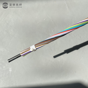 สาย G.652D ไฟเบอร์ออปติก ADSS ZX-OFC แบบประหยัดขนาด<span class=keywords><strong>80</strong></span> 100เมตรสำหรับการใช้งานด้านการสื่อสารทางอากาศ - Product Image 3