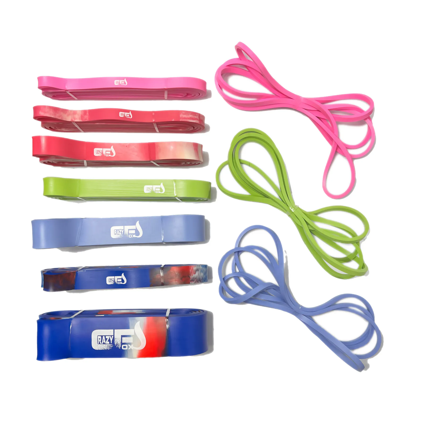 Bandas de bucle de resistencia de goma para Fitness con logotipo personalizado Power Gym Ejercicio Stretch Pull Up Assisted Band para yoga, culturismo