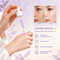 Sérum Personnalisé Bakuchiol Alternative au Rétinol Acide Hyaluronique Hydratant Soin Anti-Rides Cosmétiques pour Peaux Matures 30ml