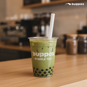 ชาเขียวมัทฉะพร้อมดื่มแบบชงในแก้ว 335 มล. ฮาลาล HACCP สำหรับร้านชานมไข่มุก รับผลิตแบบ OEM - Product Image 4