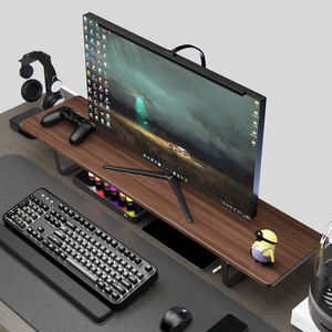 Support Double Écran en Bois Surélévateur Étagère de Bureau et Maison pour Moniteurs - Product Image 3