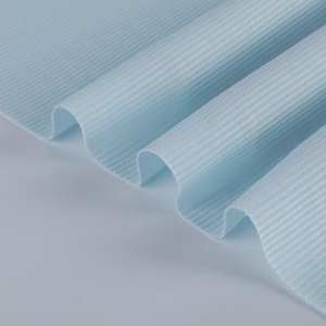 Shrink-suave resistente al 48s de warp spandex tela de costilla para La camiseta - Product Image 5
