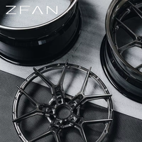 Jantes en alliage forgé ZFAN 18-24 pouces 5x112 5x114.3 2 pièces 6061-T6 or à déport profond pour Nissan GTR Honda Type R