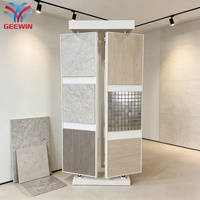 Support de présentation rotatif pour carreaux de mosaïque, présentoir sur pied, présentoir rotatif pour échantillons de carreaux