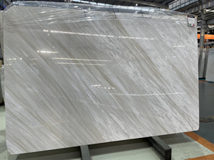 Dalles de marbre blanc Earl, marbre blanc pur élégant avec des veines grises délicates pour les sols de villas de luxe, les halls d'hôtels et les salles de bain - Product Image 5