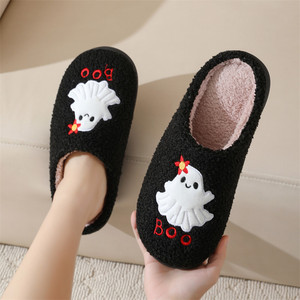 Factory Best TPR Sole Halloween Funny Slippers Warm Slippers Plush With Best Quality - Product Image 5