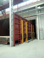 Four de chauffage haute température à foyer mobile de 500 kW pour plaques d'acier