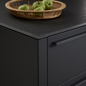 Alforja de cocina Modular de lujo, diseño moderno y sencillo, alto brillo, laca de 2pac, pequeño armario de cocina con accesorios - Product Image 6