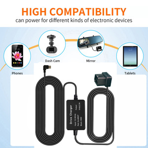 สายเคเบิลแปลงไฟ OBD สำหรับกล้องติดรถยนต์, สายแปลงไฟสำหรับกล้องติดรถยนต์, สายแปลงไฟ 12V/24V เป็น 5V สำหรับกล้องวงจรปิดขณะจอดรถ ขายตรง L168 - Product Image 2