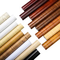 Fabrik-Großhandel SPC-Boden Farbfolie Vinyl-Bodenbelag Aufkleber Rolle PVC-Vinyl-Bodengrafiken Laminierfolie