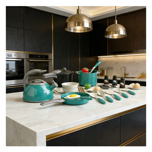 Mini <b>Kitchen</b> Cooking Toy Set Toddler Chef Station Sink <b>Shelf</b> Cabinet Storytelling Growth Parent Child Interaction - Product Image 6