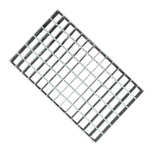 Grilles de plancher en acier galvanisé à chaud <span class=keywords><strong>25</strong></span>*5mm 32*5mm, panneaux de grille métallique pour plateformes industrielles et passerelles - Product Image 6