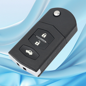 SZMAISHI MAZ24R, <span class=keywords><strong>3</strong></span> botones, hoja de <span class=keywords><strong>llave</strong></span> sin cortar, carcasa de <span class=keywords><strong>llave</strong></span> de coche con Control remoto abatible para reemplazo de <span class=keywords><strong>MAZDA</strong></span>, <span class=keywords><strong>funda</strong></span> de llavero en blanco para vehículo inteligente - Product Image 5