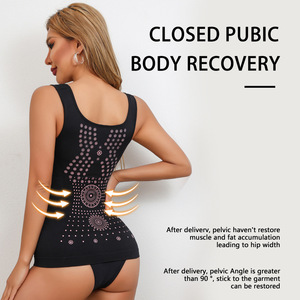 Top Modellante Senza Cuciture ad Alta Elasticità con Collo Quadrato, Body Sculpting <span class=keywords><strong>per</strong></span> Donne, Top Snellente <span class=keywords><strong>per</strong></span> la <span class=keywords><strong>Pancia</strong></span>, Body Shaper <span class=keywords><strong>per</strong></span> Donne - Product Image 2