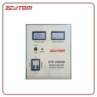 Stabilisateur de tension monophasé basse capacité avec 5 kVA. Pour l'installation à domicile, 90V au minimum. Tension ultra-basse.