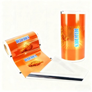 Custom <b>Laminated</b> Food Grade Puffed Food Packaging Plastic Film Rolls Potato Chips Bag Sachet Film Roll - Product Image 6