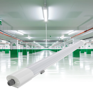 Lámpara LED Tri-Proof IP65 Impermeable de 4 Pies, 36W, 120LM/W, Sin Parpadeo, de Policarbonato con Sensor de Microondas - Product Image 1