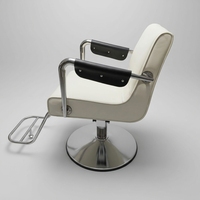 Chaise de salon hydraulique multifonctionnelle rotative, chaise de barbier moderne minimaliste, chaise de barbier électrique rotative et réglable
