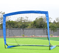 But de football portable pliable pour l'entraînement en plein air, filet de football pour enfants et adultes