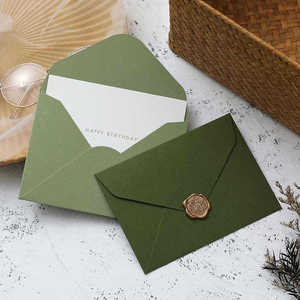 Juego de Sobres y Tarjetas de Felicitación Retro OEM, Personalizadas para Publicidad, Invitaciones Comerciales, Material Reciclado - Product Image 1