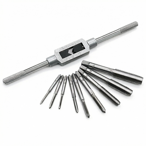 Jeu de tarauds métriques de précision robustes M3-M12 avec support de clé réglable pour l'entretien mécanique - Product Image 1