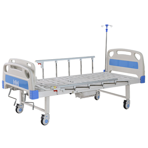 <span class=keywords><strong>Lit</strong></span> d'hôpital manuel à double fonction Shinebright CH-M02B à 2 manivelles avec table à manger, mobilier hospitalier, garantie 5 ans - Product Image 2