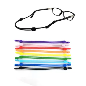 时尚眼镜链挂绳软硅胶太阳镜链颈托带运动眼镜绳