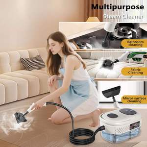 Nettoyeur vapeur portatif multifonctionnel avec temps de chauffe de 15 secondes, réservoir d'eau pour nettoyer les sols, les voitures, les espaces extérieurs, les hôtels - Product Image 2