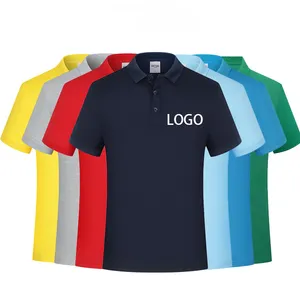 Wholesale Promotional & Business Gifts Souvenir Customize Logo Unisex Comfortable Summer Cotton Short Sleeve Polo Shirt