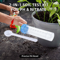 Kit de test de sol 2 en 1 pour pH et azote, avec une précision de 0,1 et une plage de pH de 4,0 à 9,0