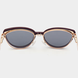Gafas de Sol Polarizadas con Clip Magnético y Montura Metálica 2026, Gafas de Sol de Ojo de Gato para Mujer, Monturas Ópticas - Product Image 4