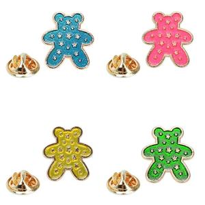 Meilleures ventes : Épingles en métal à motifs de dessins animés, Épingles en métal ours originales, Badges en métal mignons, Épingles de revers souvenirs en émail souple - Product Image 1