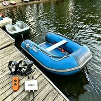 Propulseur sous-marin sans balais 2600W 119LBS à poussée directe d'usine pour bateaux à réaction, kayaks, embarcations et planches de surf électriques