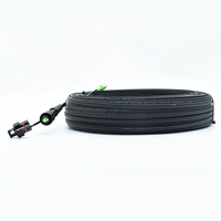 Cable de Fibra Óptica de Cobre de Alta Calidad, de 1 a 12 Núcleos, Plano, Tonalizable, Híbrido Eléctrico, para Exteriores, Aéreo, 31 m/unidad