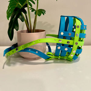 Aangepaste Gepersonaliseerde Pvc Gecoate Hond Snuit Open Neus En Traktatie Gat Voor Gevoelige Honden Gemaakt Van Duurzaam Plastic - Product Image 4