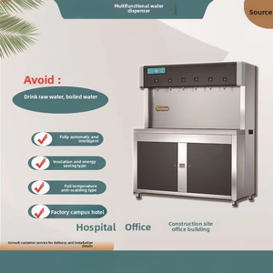 Dispenser d'Acqua Intelligente da 35L con 6 Uscite in Acciaio Inox, Erogatore di Acqua Calda e Tiepida a Prezzo di Fabbrica per Campus - Product Image 3
